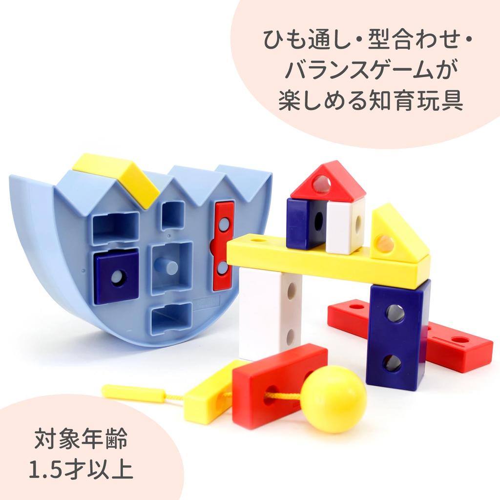 Shaol Columbus Blocks Balance Set для детей от 1 года и старше, развивающая игрушка для домашних игр, рождественский подарок S11016 (1.5 / Игрушки/Тролли/Подгонка форм/Игра на равновесие)