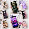 Clear For Huawei Mate 20Lite SNE-LX3 INE-LX2 Back Cover For Huawei Mate 20 Lite Case Cute Cartoon Cat Luxury Flowers Funny Funda
