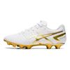 Asics Ds Light Series Круглый носок Шнуровка Ag (Резиновый короткий стержень) Мужские футбольные бутсы из синтетической кожи Белые Платиновые 1103A069-122