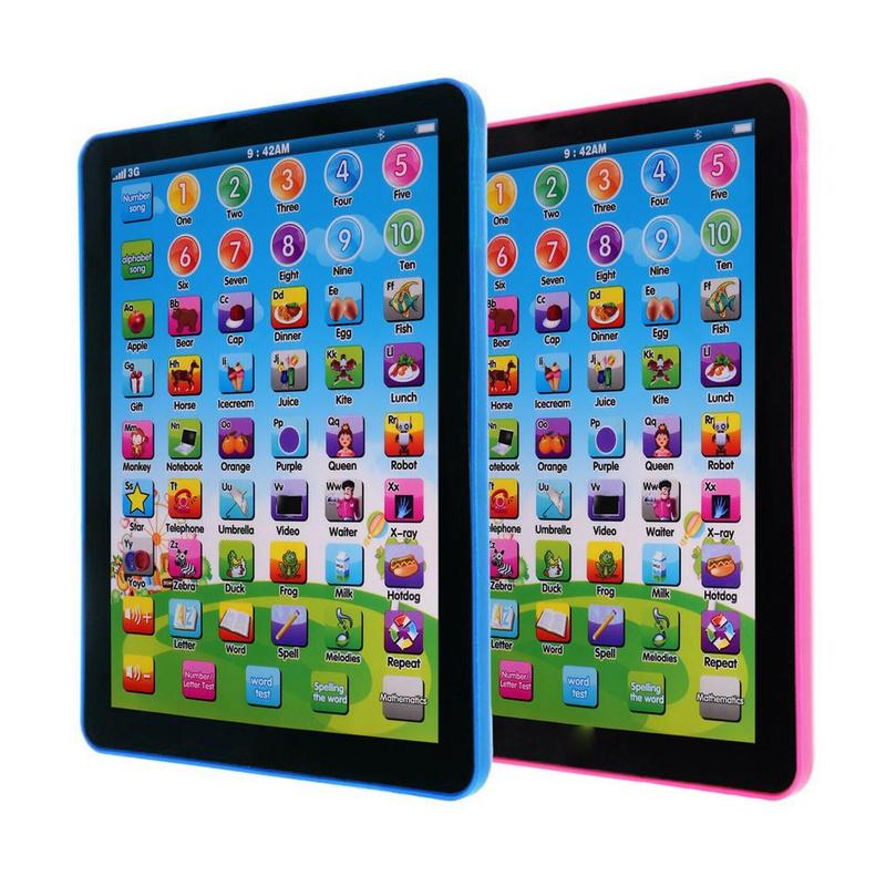 Baby Tablet Educational Toys Girls Toy For 1-6 Year Old Toddler Learning English C4J1