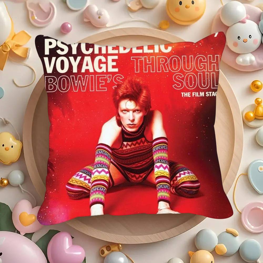 Singer D-David B-Bowie cool Pillowcases cushion covers living room sofas home decor gifts