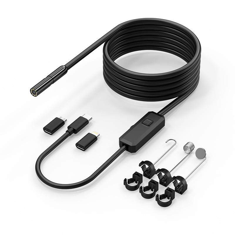 Mobile Phone Camera Directly Connected Highdefinition Industrial Endoscope Pipeline Maintenance Waterproof Endoscope
