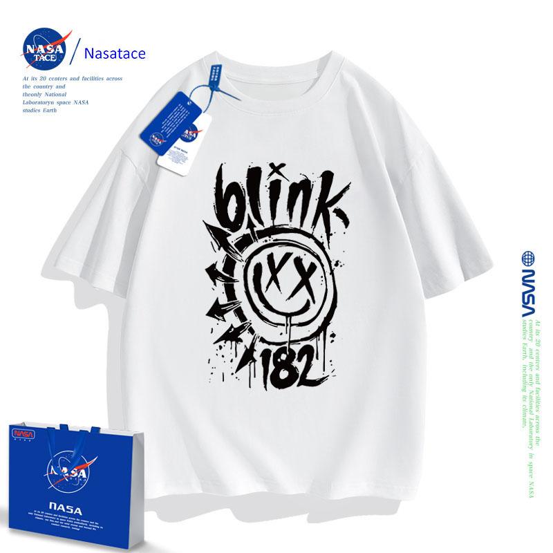 Футболка Rock 'n' Roll Blink-182 Футболка Стиль Уличной Моды Американский Стиль Летняя Футболка из Хлопка с Круглым Вырезом Быстрая Доставка