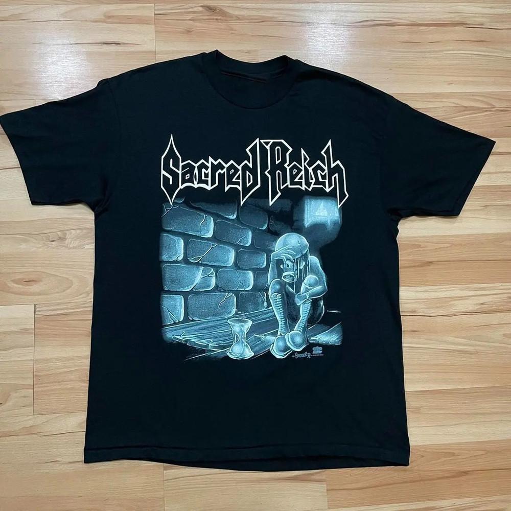Винтажная футболка Sacred Reich thrash 1993 года Классическая от S до 5XL SG078 Унисекс футболка