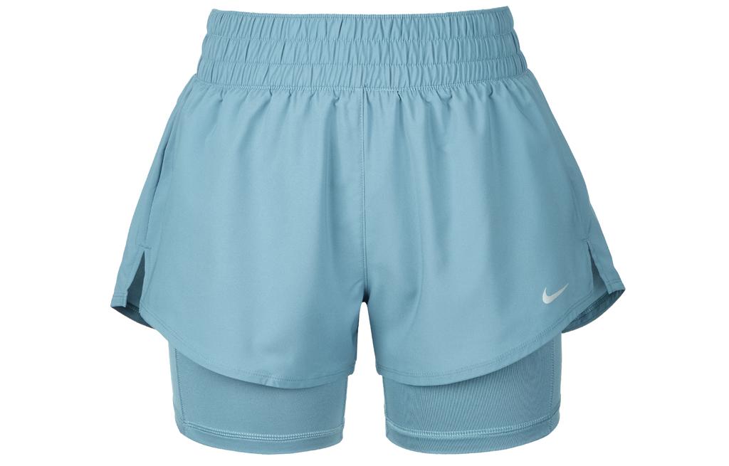 Nike Женские повседневные шорты DryDri Fit Дымчато-синие DX6013-006