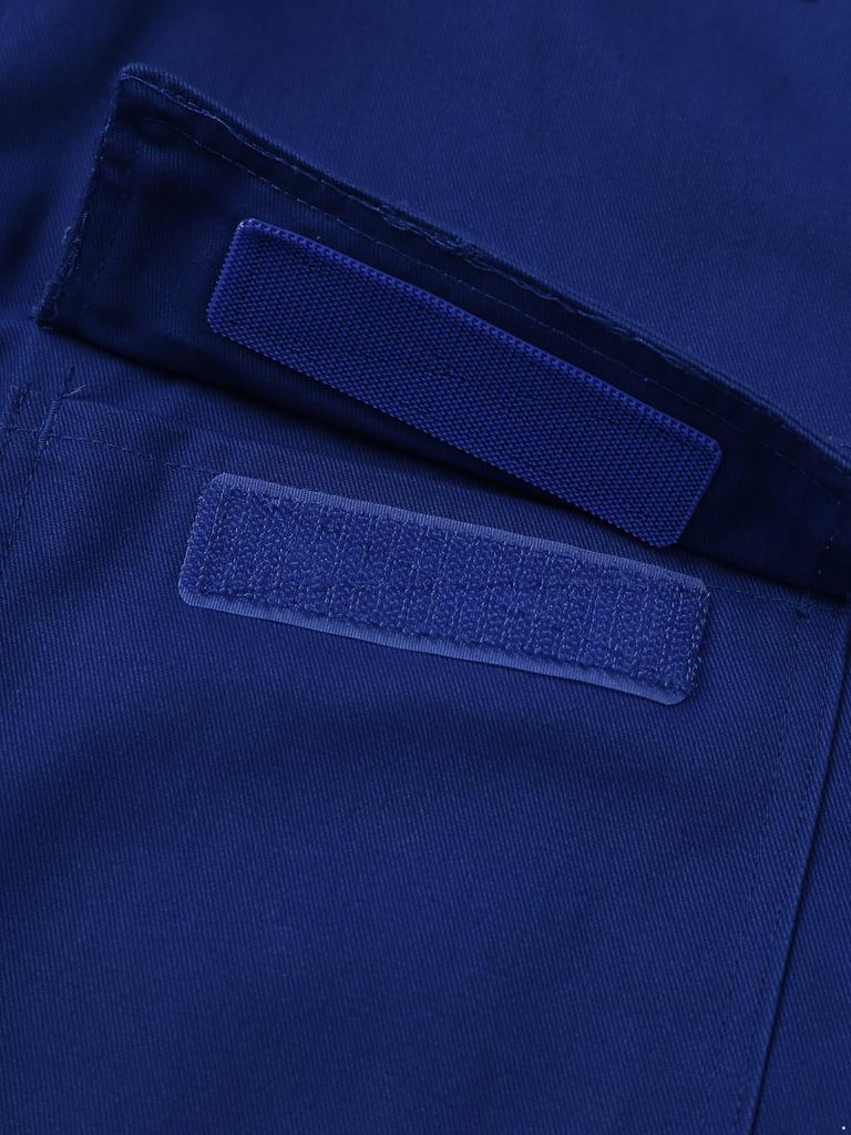 Mens Unisex Cotton Work Overalls One-piece Jumpsuit Dustproof Workshop Uniforms Dungarees Multi-pocket Coveralls Work Wear