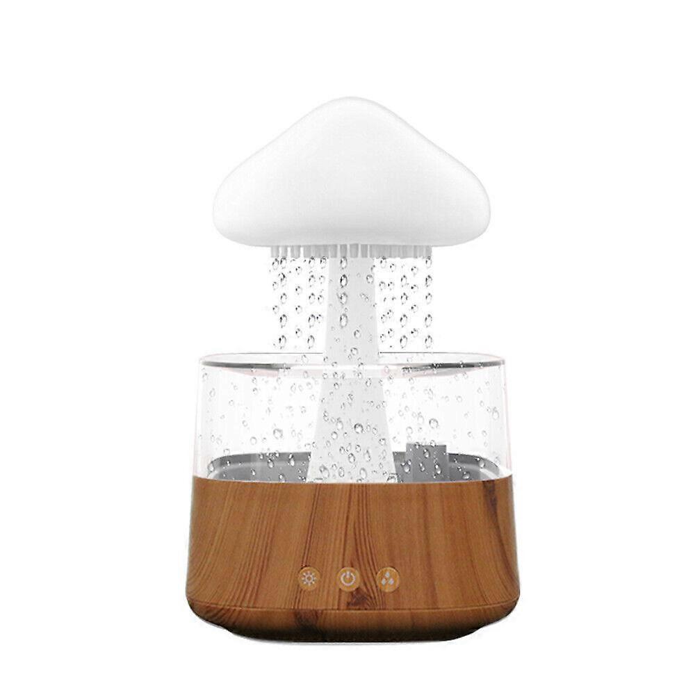 Rain Cloud Humidifier Rain Drop Sound Night Light Aromatherapy Oil Essential