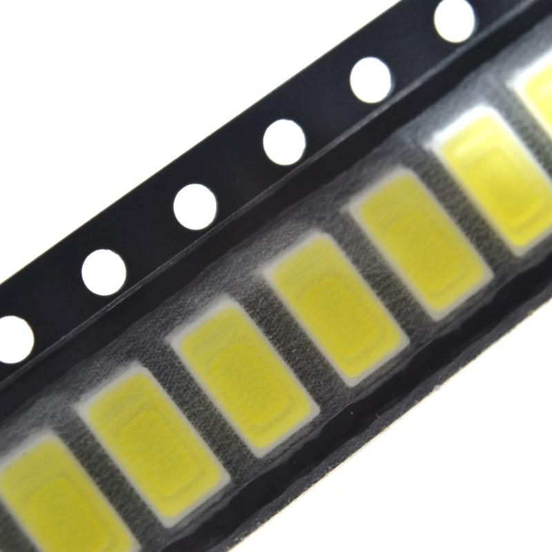 100 шт. 5730 5w-150ma 50-55lm 6500k Белый свет Smd 5730 Led 5730 Диоды
