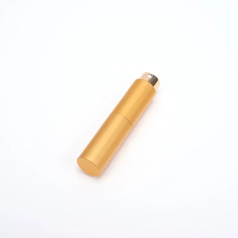 New Hot 10ml Portable Spray Empty Bottle for Refillable Bottles Aluminum Perfume Atomizer Liquid Container Traveling Cosmetics