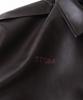 Stigma A-2 Oversized Crop Faux Leather Jacket