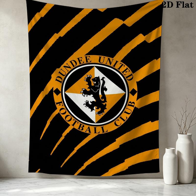 Dundee Fc Wall Tapestry Aesthetic Wall Hanging Printed Fabric Blanket Decorative Tapestries For Bedroom Living Room Home Decor