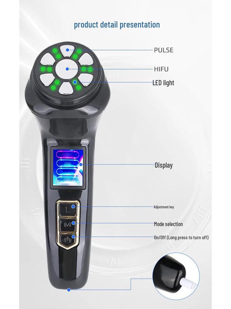 Ультразвуковой RF и HIFU аппарат для красоты третьего поколения: EMS Микроимпульсный лифтинг и укрепляющий инструмент