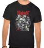 Unisex Tees 100% Cotton Men's Women's Slipknot Rock Music Logo Black T-SHIRT -1070-