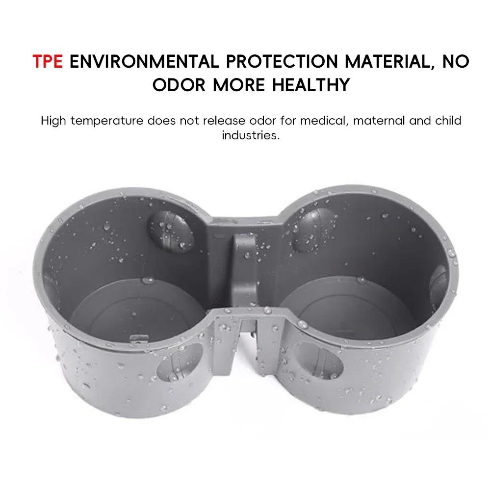 Для Tesla Model 3 Highland 2024 держатель для стакана воды вставка центральная консоль органайзер ящик для хранения TPE новейшие автомобильные аксессуары Model3