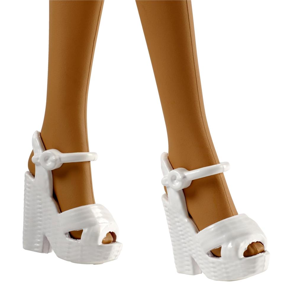 Модная Обувь и Аксессуары для Кук Барби, Кукла, Игрушка-Притворство для Детей от 3 лет и FVJ42 & Набор, Дом-Переодевание, Игра, Вверх, Розовый,