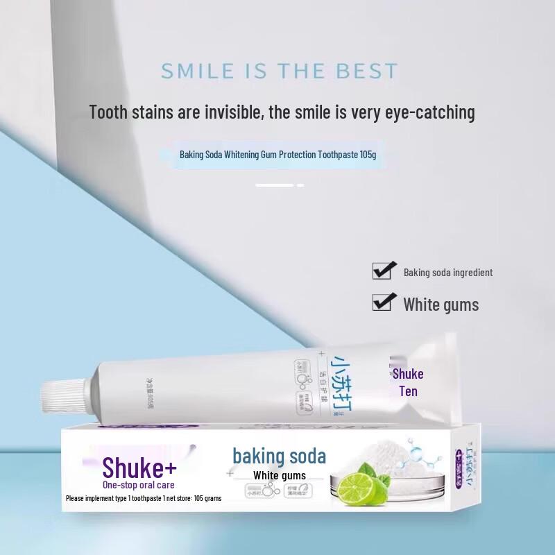 Saky Baking Soda Whitening & Gum Care Toothpaste & Brush Mega Set