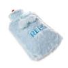 BiggDesign Relaxed Plush Hot Water Bottle with Soft Plush Cover 68 OZ