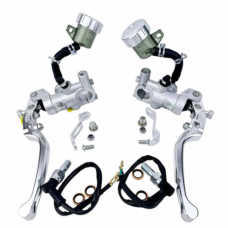 15mm Piston Motorcycle Foldable Clutch Brake Lever Anti-Drop CNC Aluminum Adjustable Universal Modification Accessories Upgrade