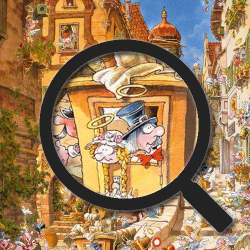 Пазл HEYE 29874 на 1000 деталей Майкл Рыба Романтический Город Днем,