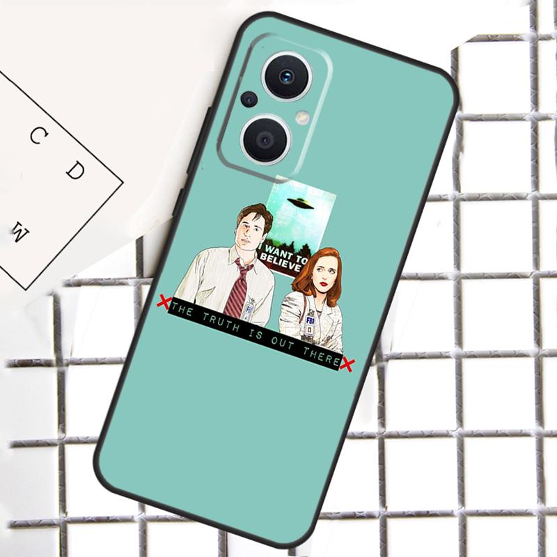 The X Files I want to believe Phone Case For OPPO Reno 14F 13F 12F 11F 10 Pro 8T 7 8 Lite OPPO Find X8 X6 X5 X9 Pro Cover