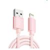 Set of 10 Durable Charging Cable 1 Meter Charger for iPhone SE 2020 4.7" Color Pink - Brand Yuan Yuan