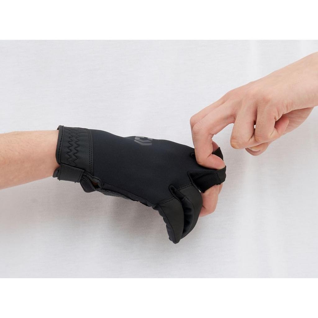 Daiwa (DAIWA) Cold Weather Game Gloves, 3-Piece Cut, DG-6523W, Black Camo, Size M, Fishing