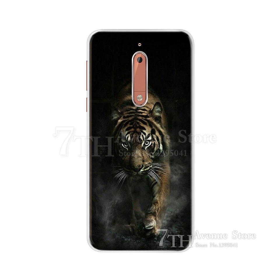 Чехол для Nokia 5 5.2" Мультяшный Мягкий Силиконовый TPU Чехол для Телефона Для Nokia 5 Nokia5 Глобальный Двойной TA-1024 TA-1053 TA-1044 Задняя Крышка