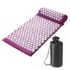 Acupressure Massage Mat Set with Yoga Mat and Pillow for Pain Relief, Portable Fitness Accessory, Reusable Non-Slip Design, Home Gym Essentials