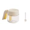 Flip Top Glass Seasoning Box Sealed Condiment Seasoning Jars Portable Spices Container  Kitchen