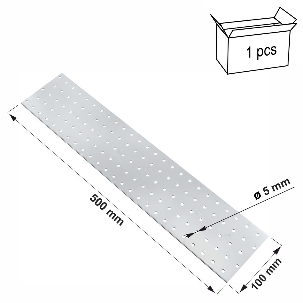 Perforated plate PP17 100x500x2.0 (1)