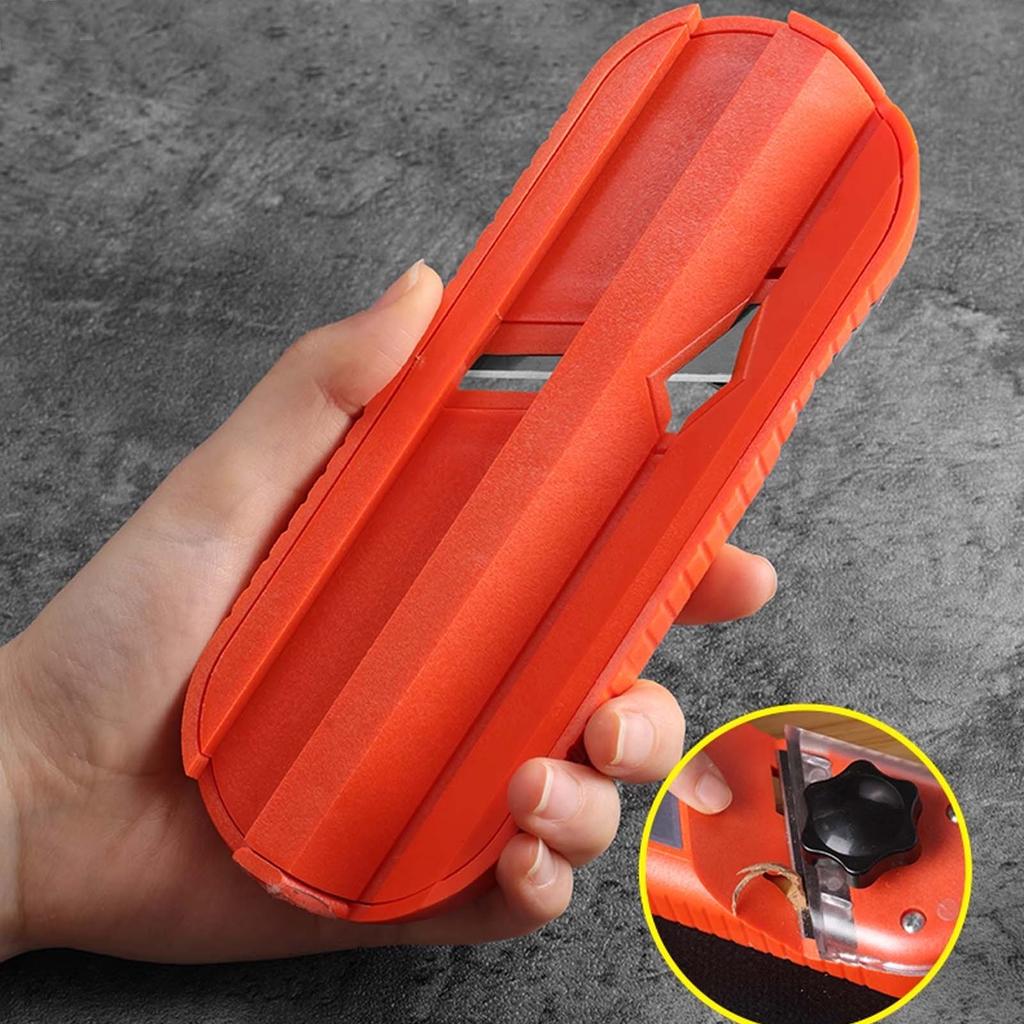 45 Degree/Flat Dual-purpose Gypsum Board Chamfer, Ceiling Wood Chamfering Plane with 10 Blades