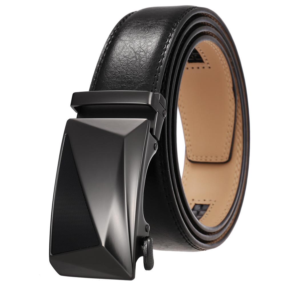 Ремень мужской, ремень с автоматической пряжкой, мужской ремень повседневный ремень Ly36-24983-1