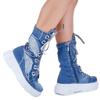 Джинсовые сапоги Обувь, Женские спортивные сапоги ручной работы, Синие туфли, Женские сексуальные сапоги, Ботинки на каблуке, Спортивные высокие сапоги, Обувь Подарок на день рождения