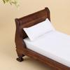 1:12 Dollhouse Miniature Wooden Furniture Single Bed Doll House Accessories