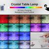 Touch LED Crystal Rose Light USB Creative Light Luxury Bedside Romantic Atmosphere Light Used for Room Decoration and Gift Giving