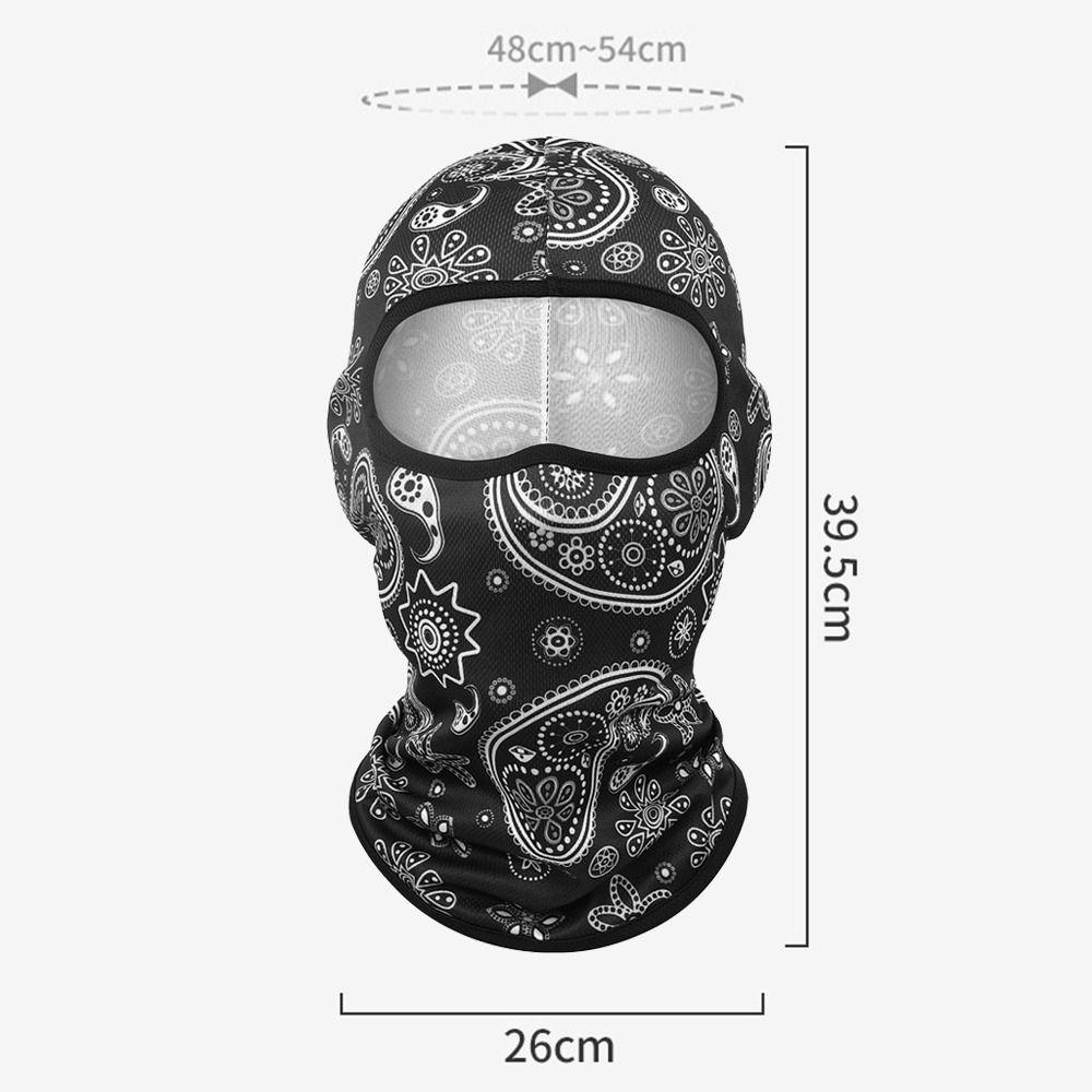 Breathable Cool Balaclava Ice Silk Face Cover Headwear Fashion Full Face Cap  Motorcycle Riding