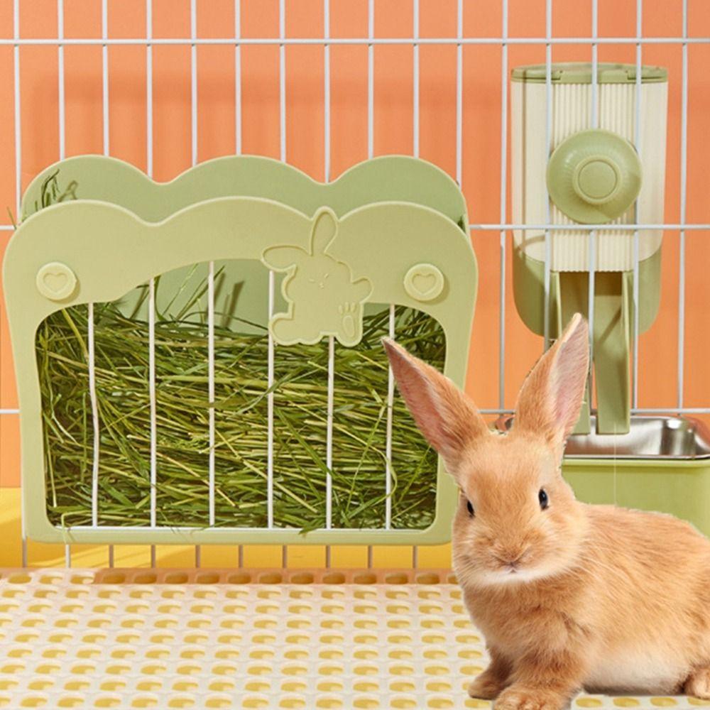 Hanging Bunny Grass Holder Large Capacity Guinea Pig Hay Feeder Hay Rack Rabbit Hay Feeder Ferret