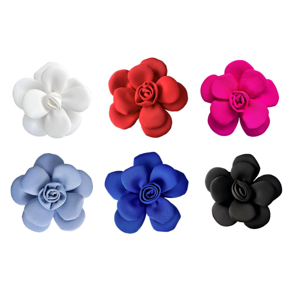 Exquisite Large Flower Corsage Soft Formal Dress Badge 22cm Camellia Brooch  Clothing Accessory