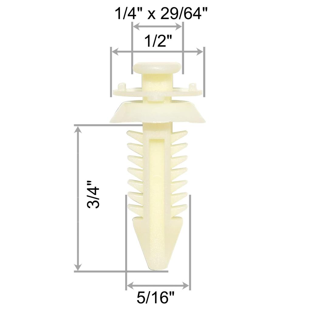 Woodzdon 50pcs Door Panel Clips Interior Trim Panel Retainer for 15545202 GM Truck Pickup