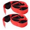 2Pcs Fun Outdoor Sports 6 Legged Race Bands Giant Footstep Nylon Webbing Tram Game Activity