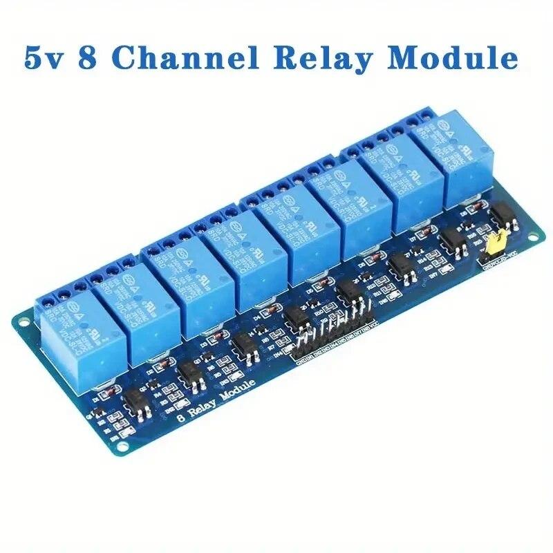 2шт 1/2/4/8 канальный 5В релейный модуль с оптронным релейным выходом 1 2 4 6 релейный модуль 8 каналов низкоуровневый триггерный выход XWay