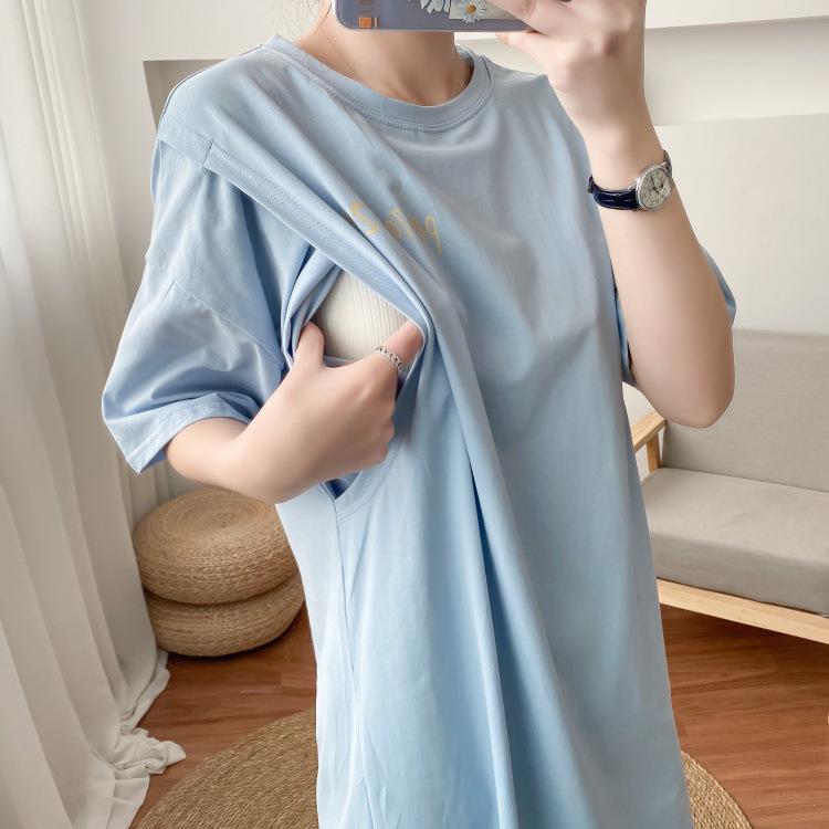 Футболки для беременных и кормящих мам - модная одежда весна/лето