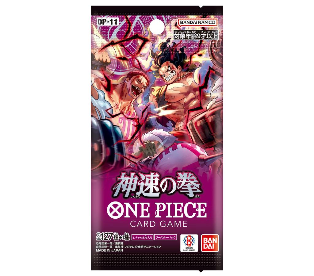 Bandai ONE PIECE Карточная игра God Speed Fist 24 упаковки Целевая аудитория 9 лет и старше [OP-11] (BOX) возраст