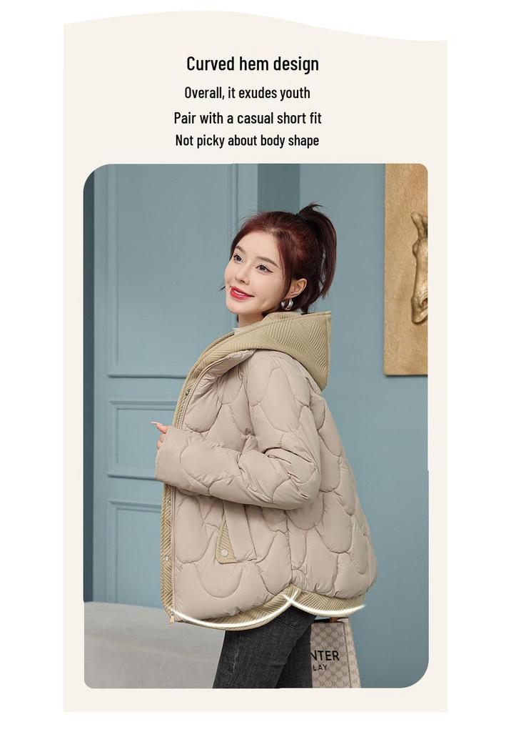 Women's Winter Hooded Thick Warm Jacket - Korean Style Cotton Outerwear