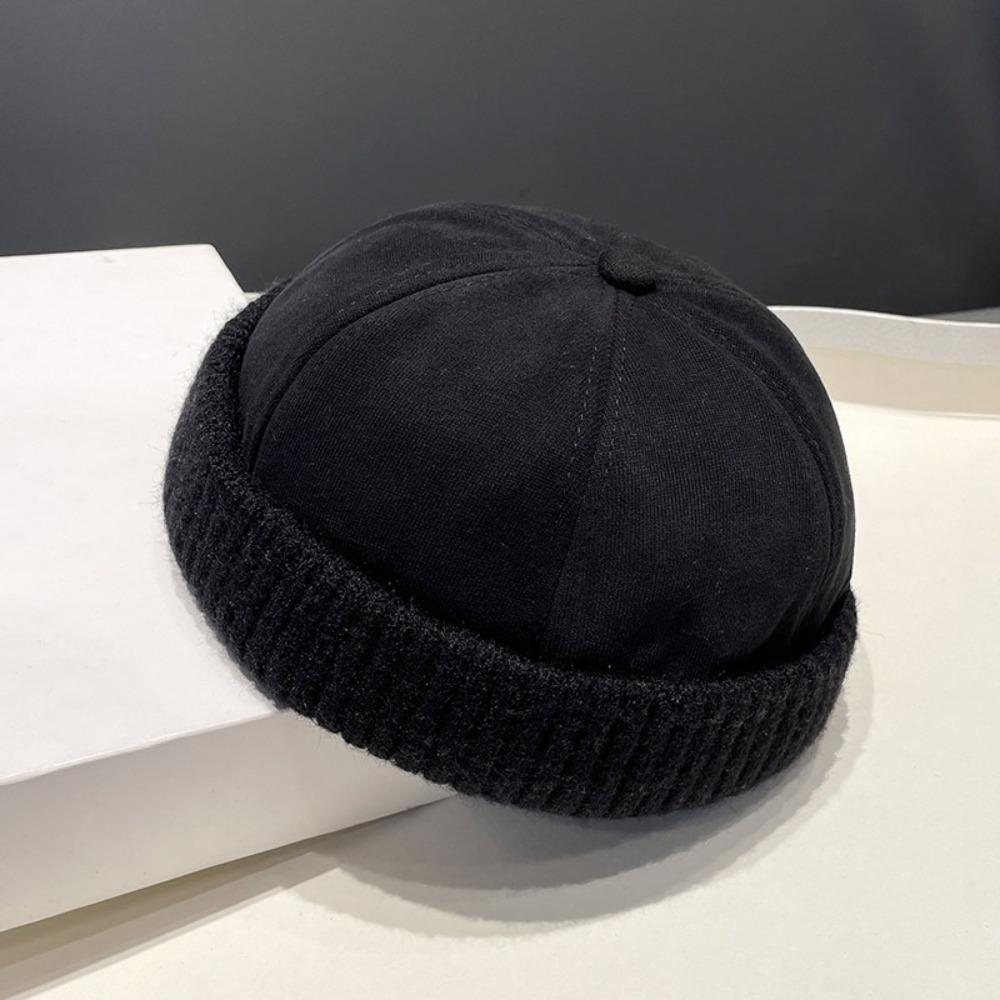 Retro Hip-hop Hat Adjustable Melon Skin Caps High Quality Landlord Hat Autumn Winter