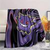 Dark Ghastly  Print Flannel Blanket, High quality Comfortable for All Seasons, Home Decor, Warmth and Comfort