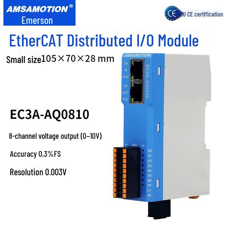 AIMOXUN Модуль удаленного ввода-вывода EtherCAT со встроенным коммутатором