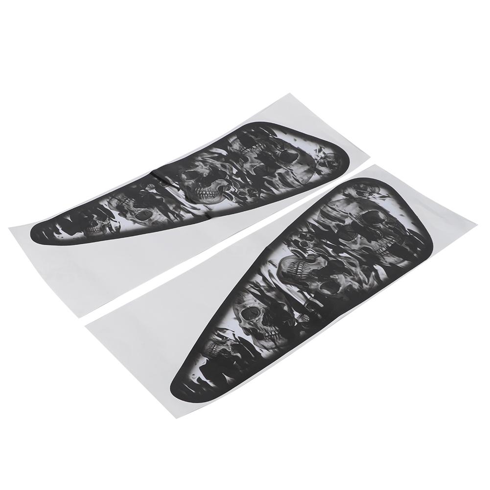 2 шт. Наклейки для мотоциклов 3D красочные струйные декоративные наклейки водонепроницаемые без пыли