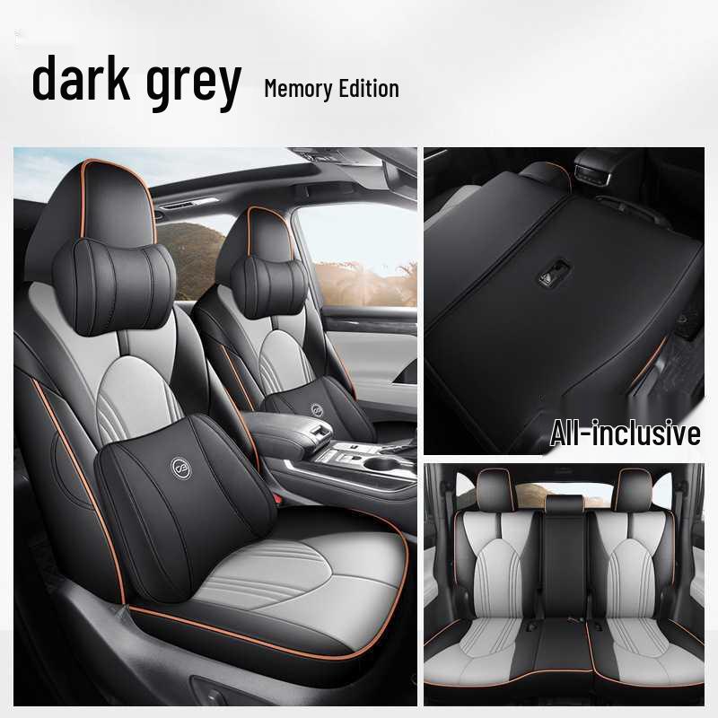 Toyota Highlander Car Seat Cushion Set: 5-Seater and 7-Seater All-Season Full Coverage Interior Accessories