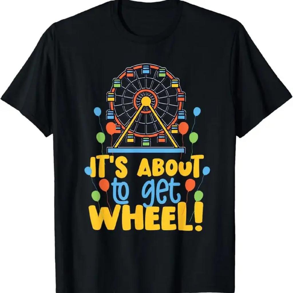 Ferris Wheel Design Perfect For Girls And Boys T Shirt